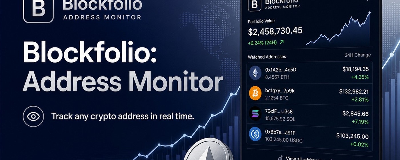 Blockchain Explorer / Address Monitor screenshot